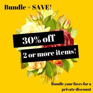 30% Off 2 or more items!